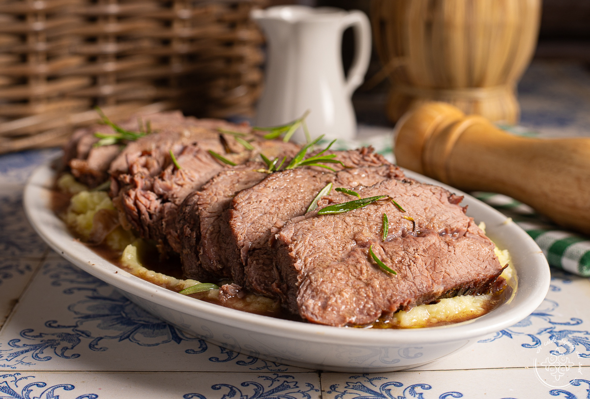 Rundvlees sous-vide op lage temperatuur