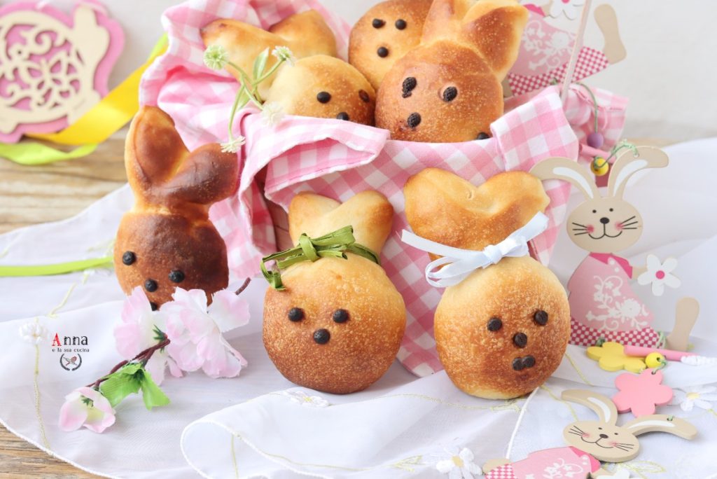 Paaskonijntjes van pan brioche