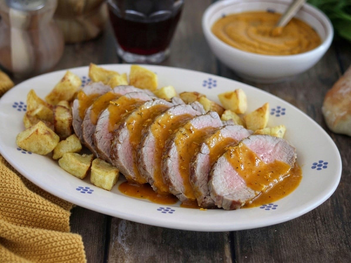 Kalfsgebraad in de pan