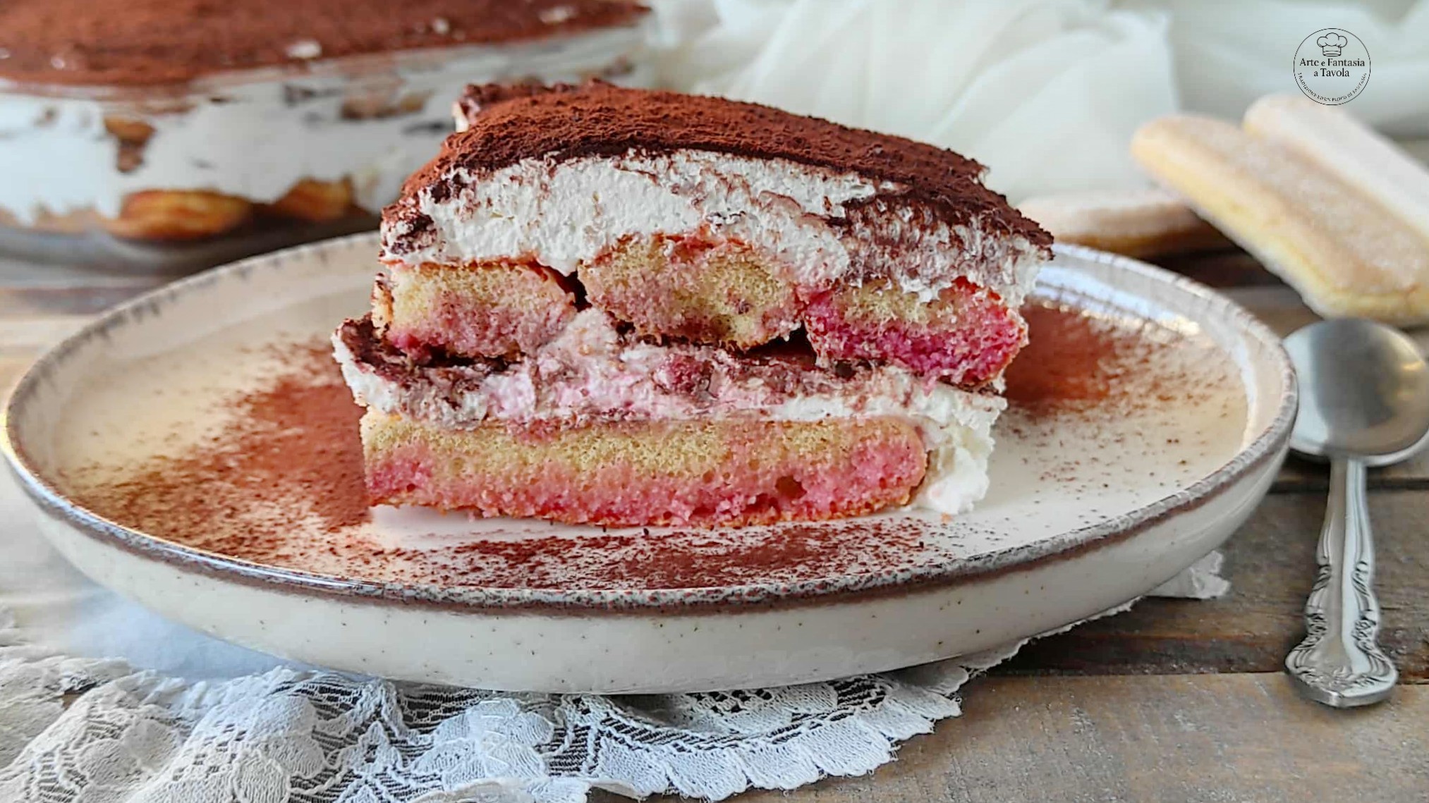 Koud Dessert Hart van Slagroom, Alchermes en Mascarpone