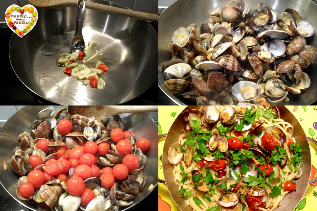 Linguine met venusschelpen en cherrytomaatjes, Mangia senza Pancia