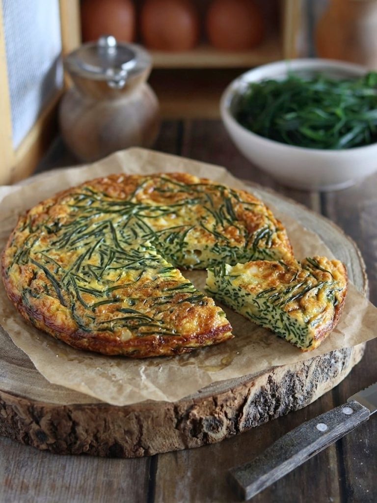 Omelet met agretti