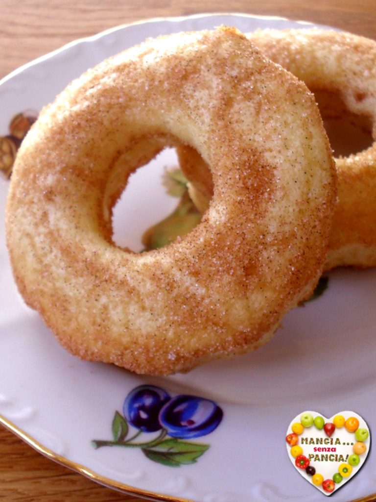 Ovengebakken donutjes in donut-stijl, Mangia senza Pancia