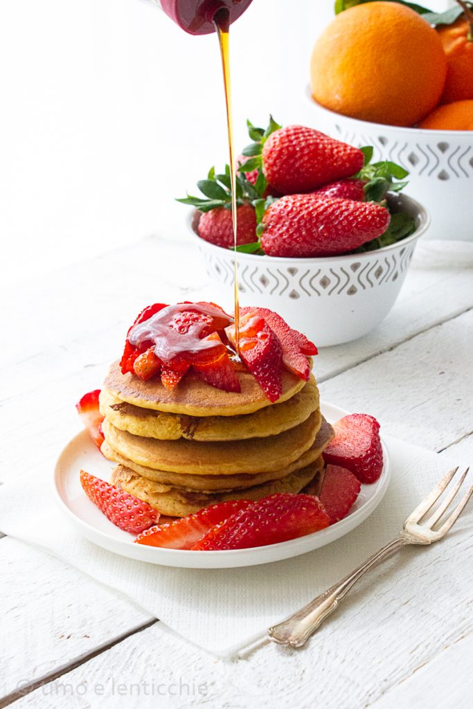 Pannenkoek sinaasappel en wortel.