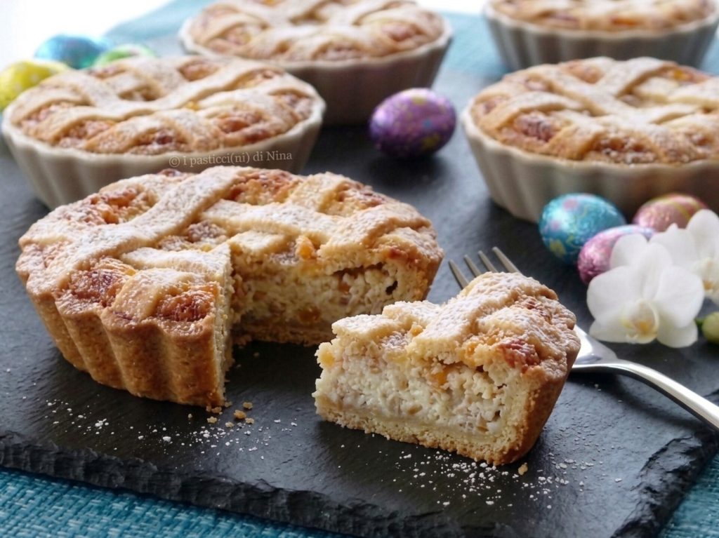 Napolitaanse pastierine eenpersoons traditioneel paasrecept i pasticcini di Nina