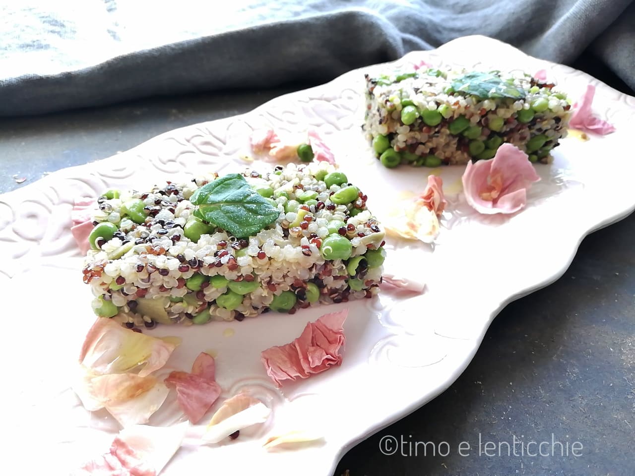 Quinoa tricolore met erwtjes – heel eenvoudig recept