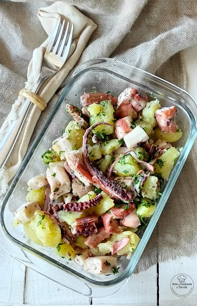 Reuzeninktvis en Aardappelen in de Pan