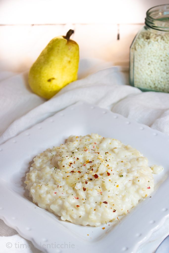 Risotto met peren in de snelkookpan