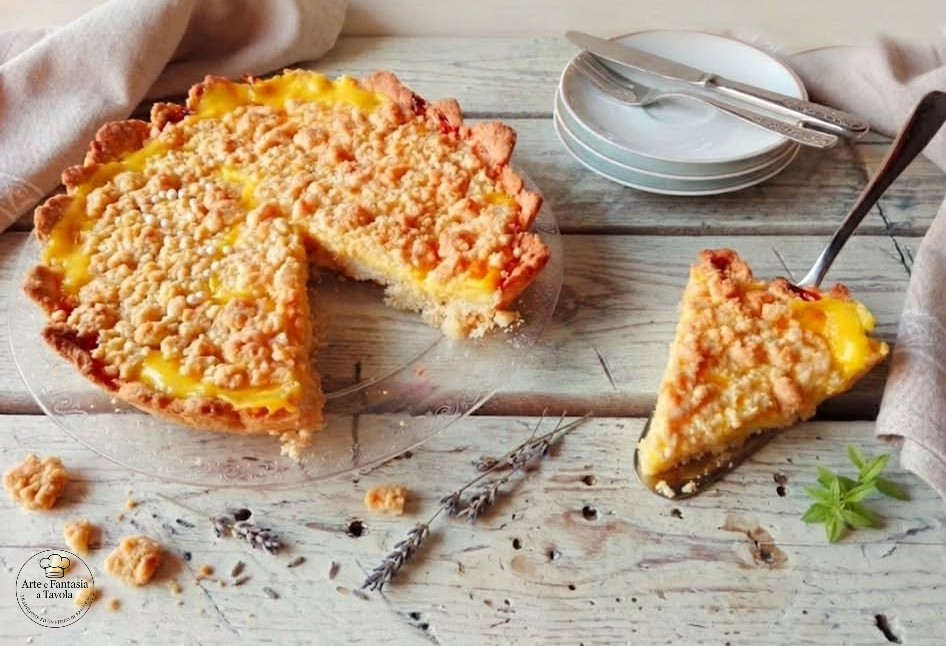 Sbriciolona met crème