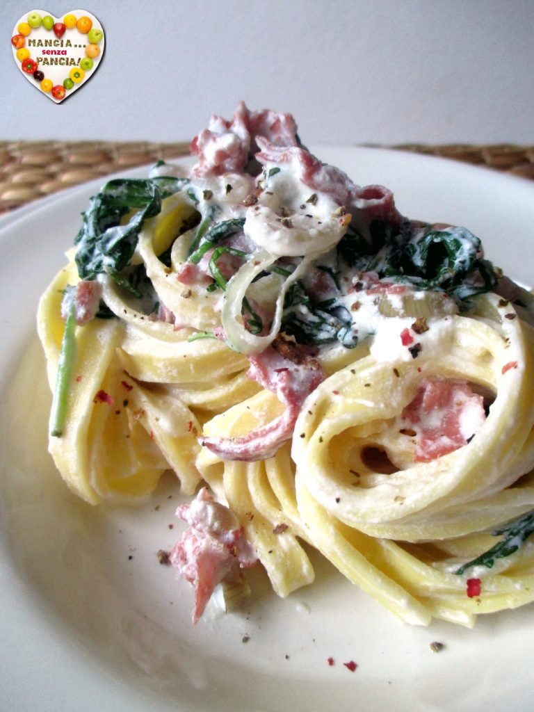 Pasta met ricotta, bresaola en rucola, Mangia senza Pancia