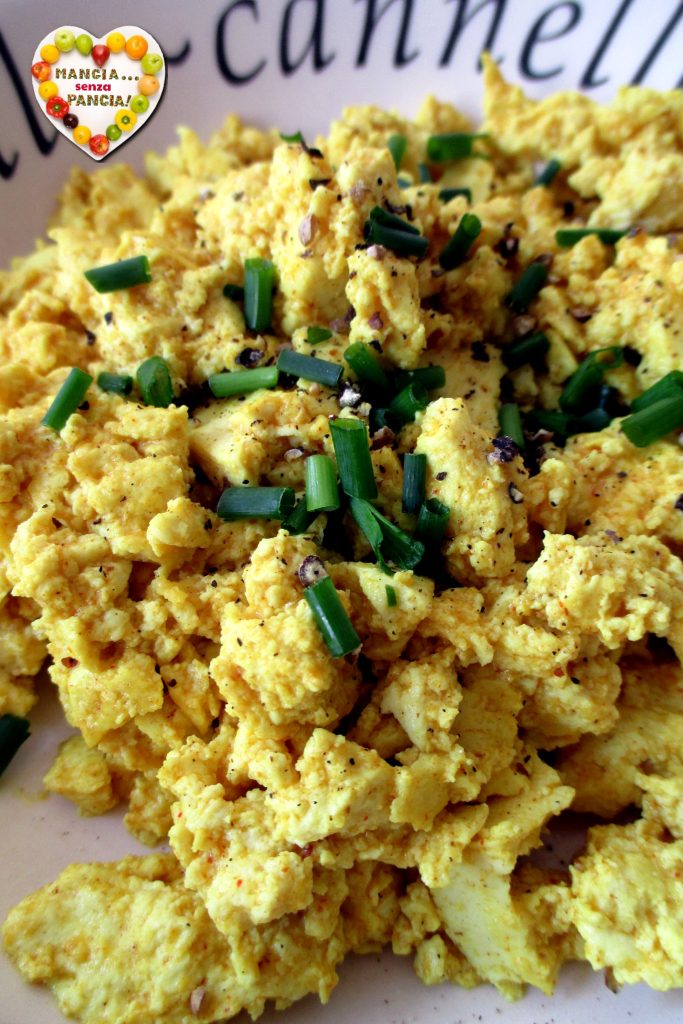 Tofu roerei vegan, Mangia senza Pancia