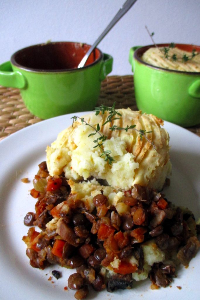 Vegan Shepherd's Pie, Eet zonder Buik