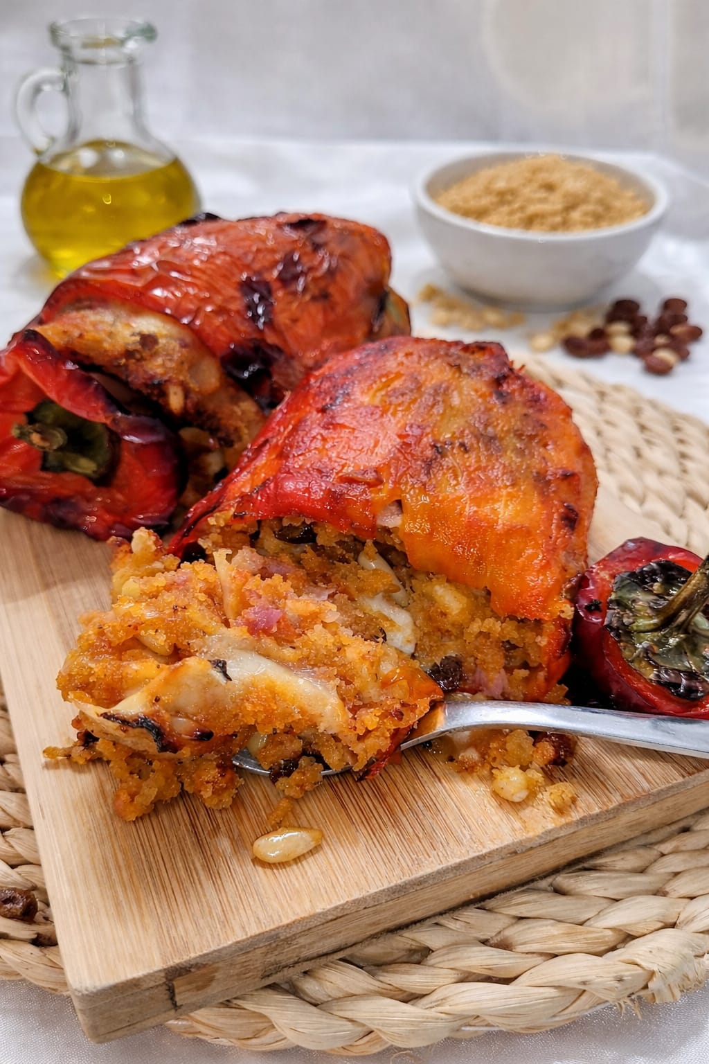 Gevulde paprika’s in de airfryer