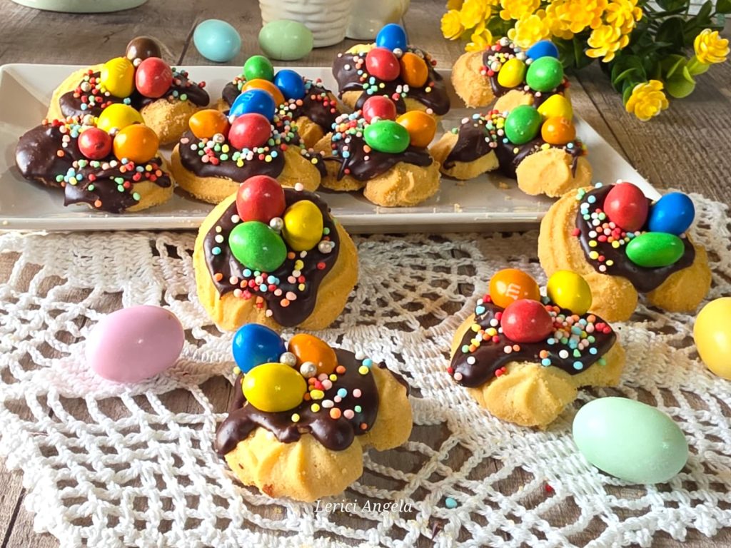 Paasnestjes van opgeklopt zanddeeg - Gemakkelijk recept