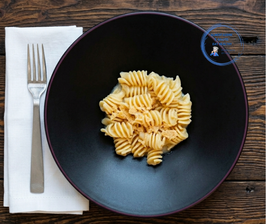 Witte pasta geïnspireerd op het gerecht van €26 van Portrait Milano