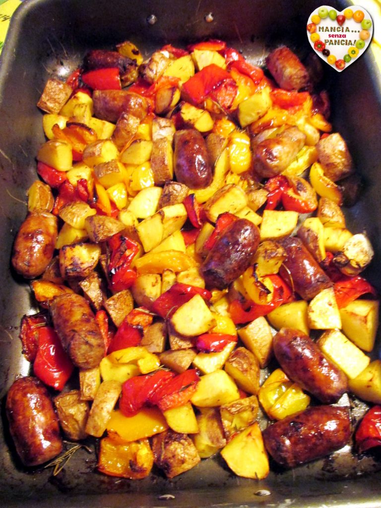 Worst met aardappelen en paprika, Mangia senza Pancia