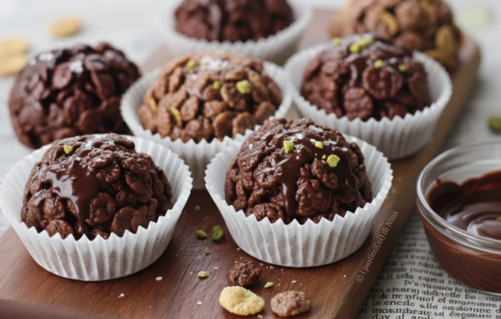 zachte chocolaatjes met ontbijtgranen - geniet en tot het volgende recept