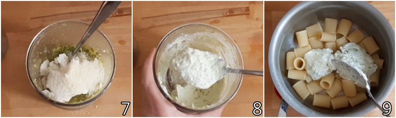 c. asperge- en ricottacrème maken