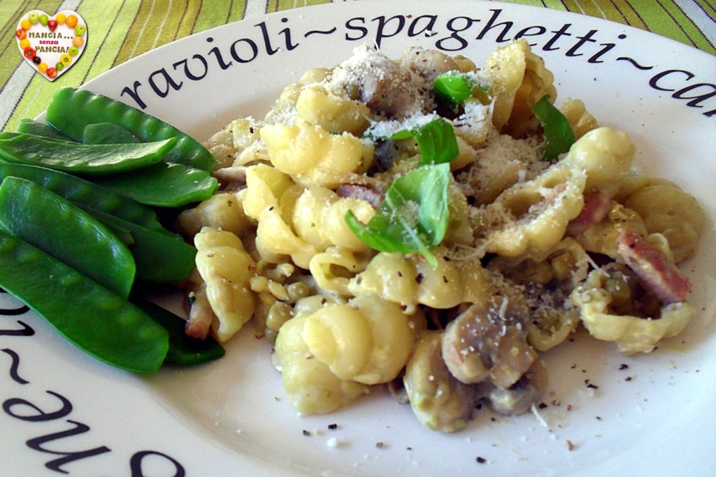 Gnocchetti in doperwtcrème, Mangia senza Pancia