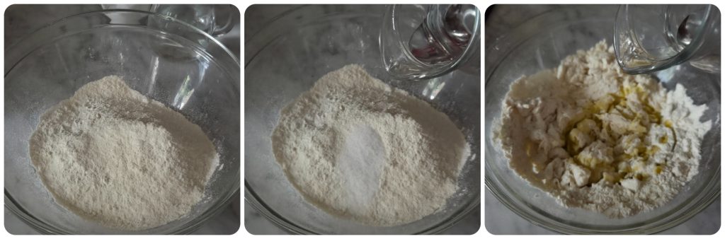 hartige taart met gemengde groenten pasta matta