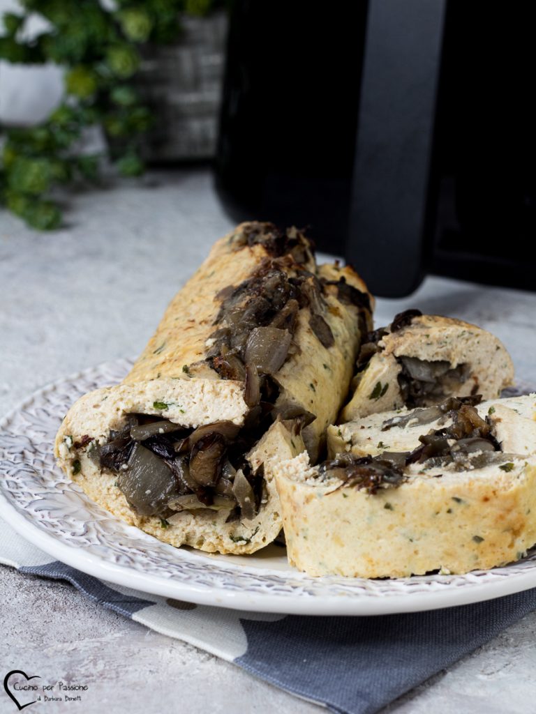 kipgehaktbrood in de airfryer