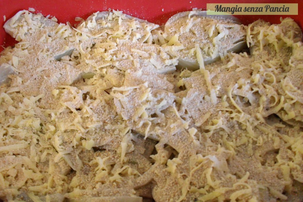 Knapperige gegratineerde venkel, vegetarisch recept, Mangia senza Pancia
