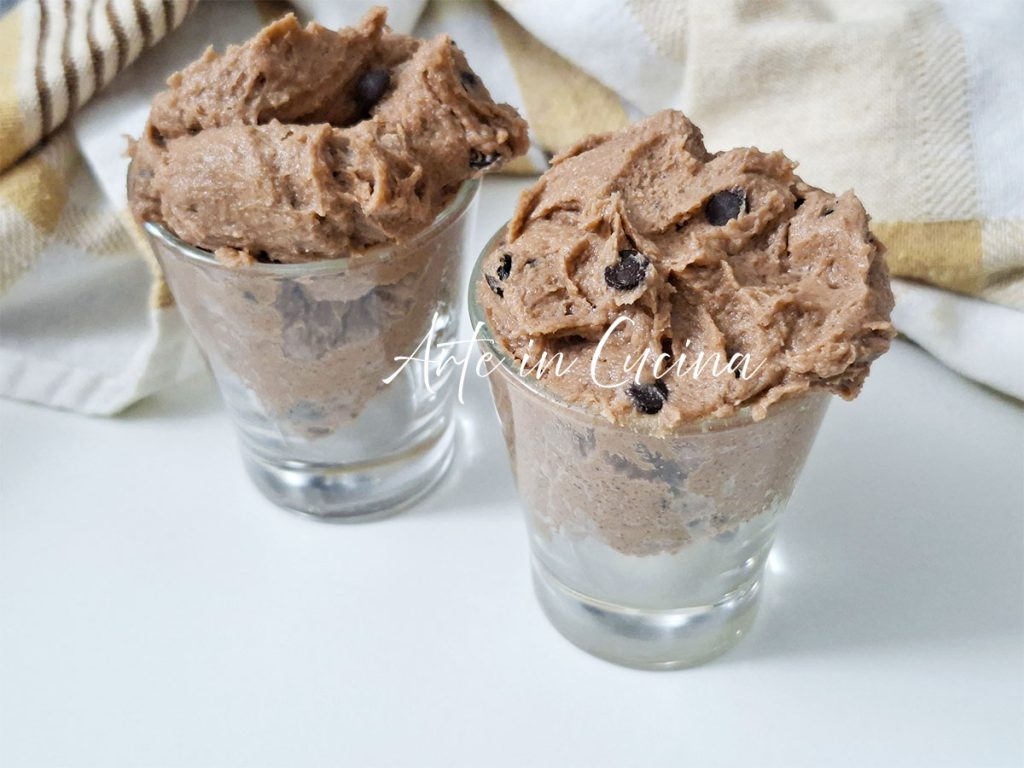 KOEKJES in GLAASJES met CHOCOLADE