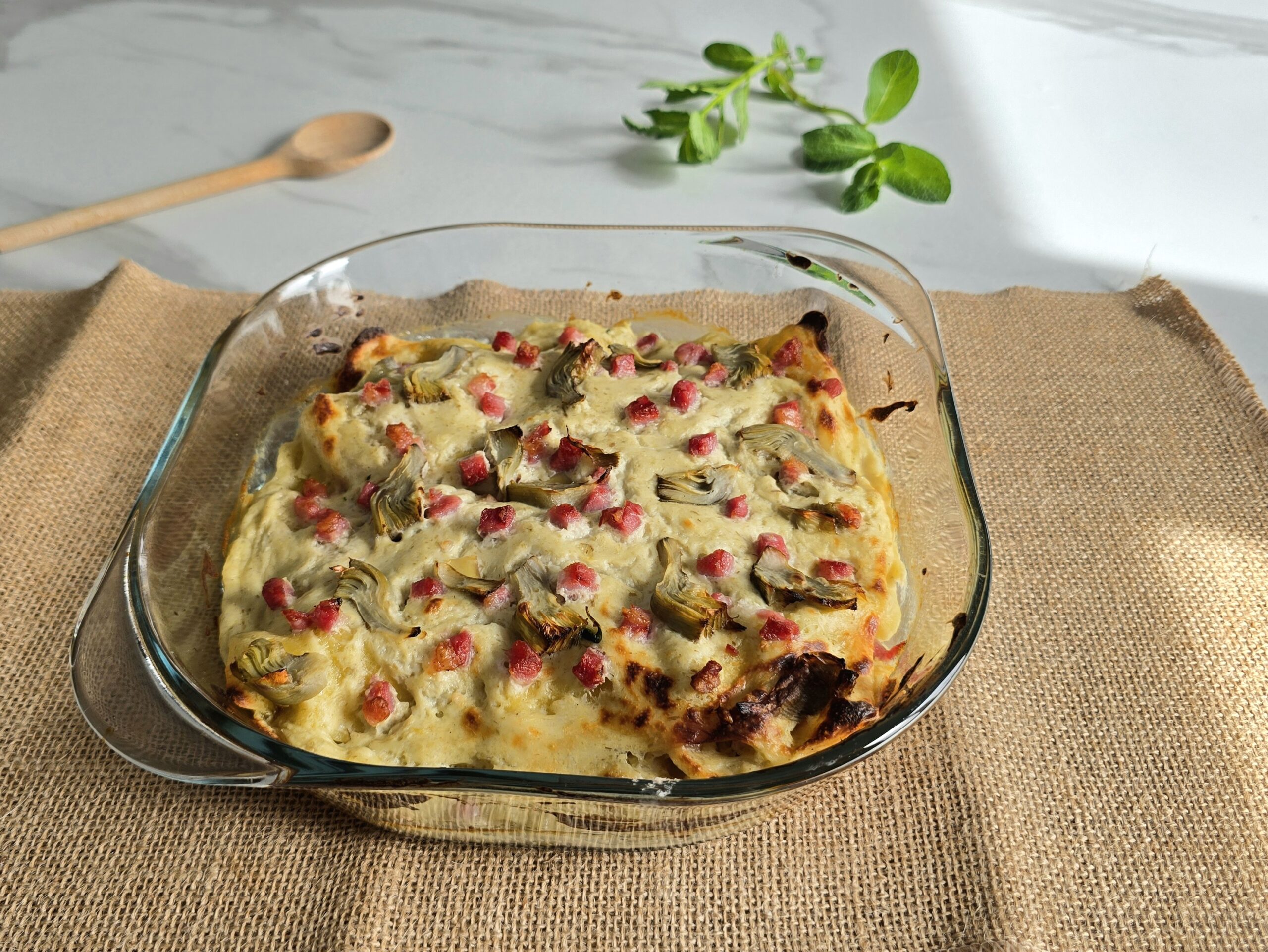 Lasagne met artisjokken