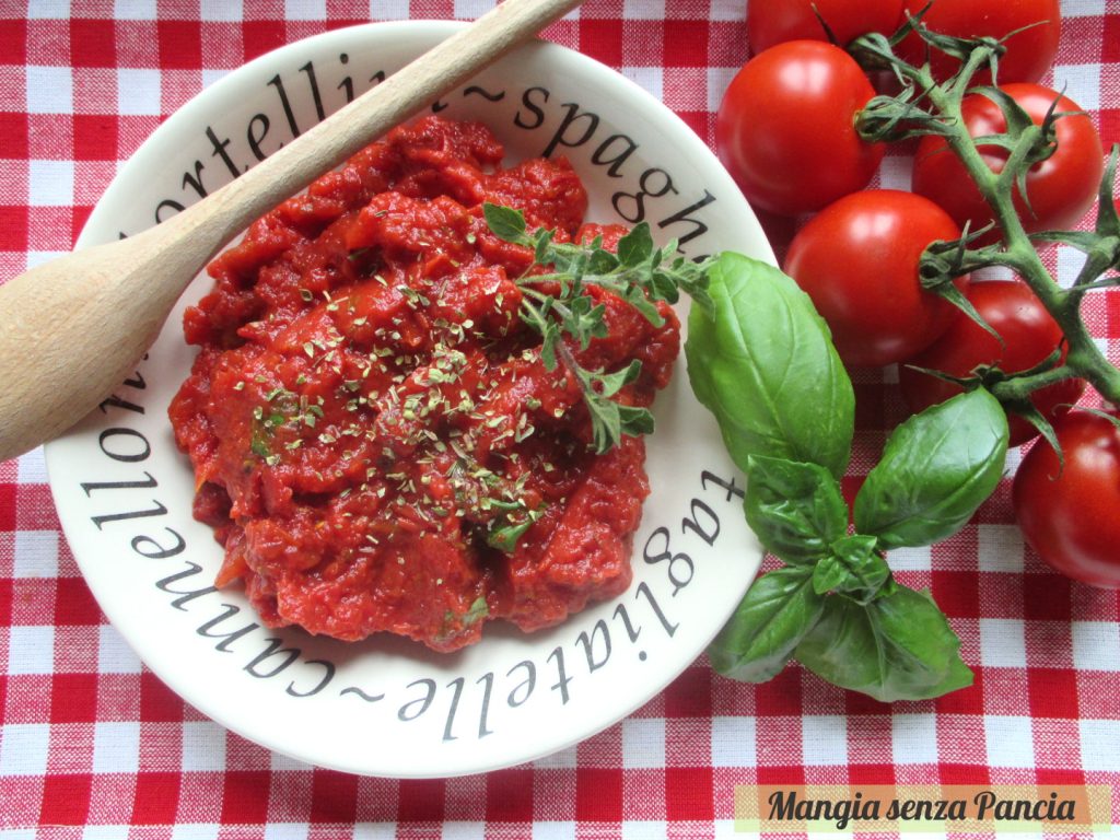 Lichte pizzasaus, basisrecept, Mangia senza Pancia