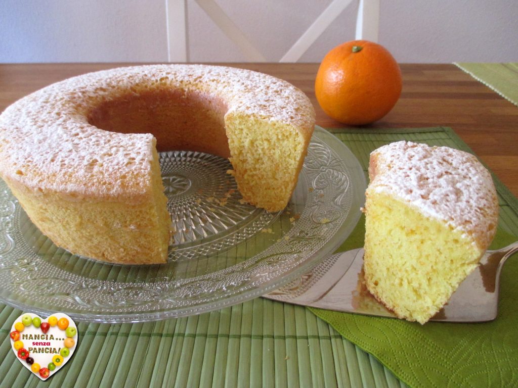 Lichte sinaasappel-ciambella in het fornetto Versilia, Mangia senza Pancia