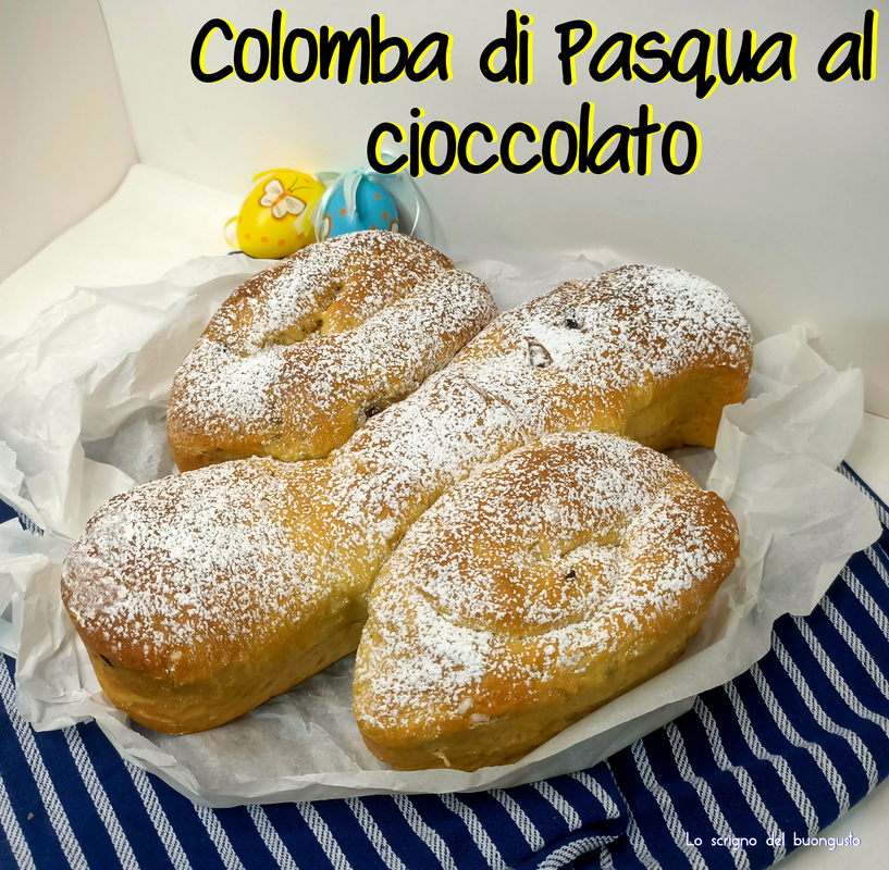 Paascolomba met chocolade
