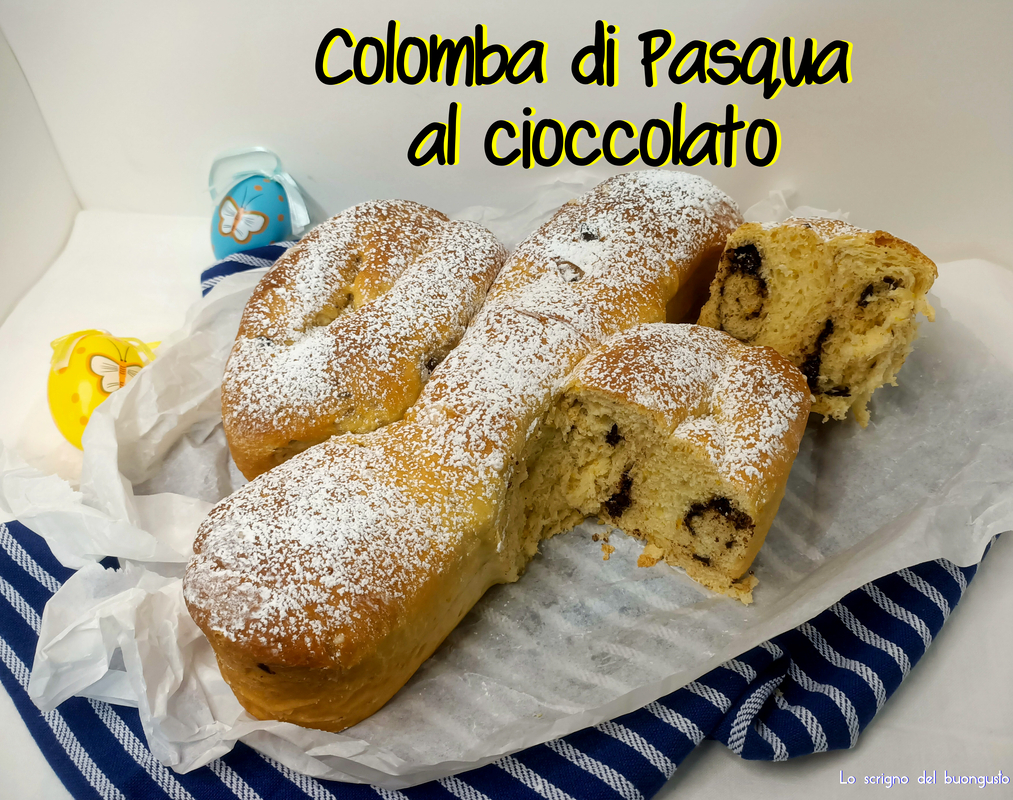 Paascolomba met chocolade