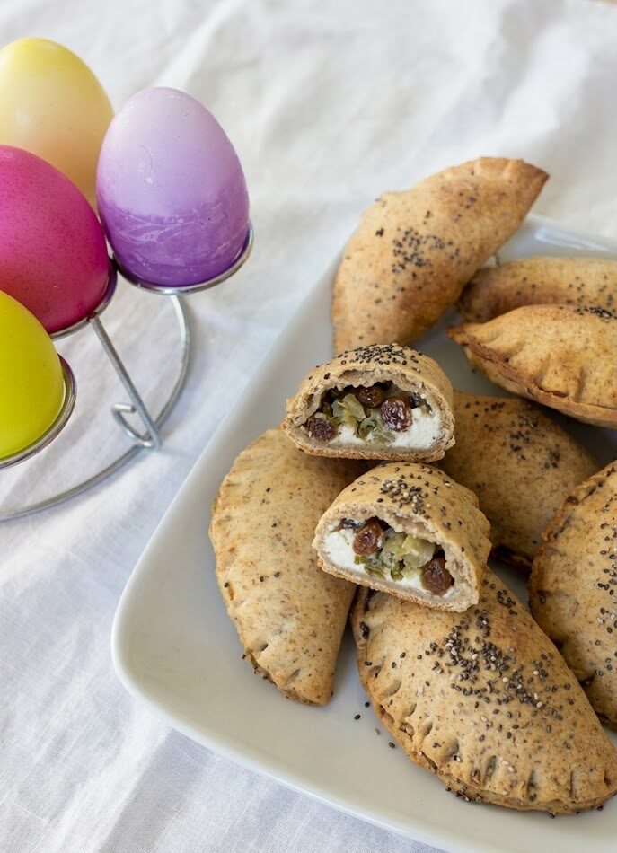 Volkoren panzerotti uit de oven