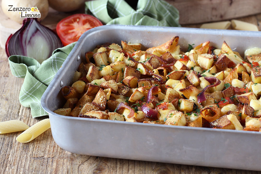 pasta en aardappelen uit de oven