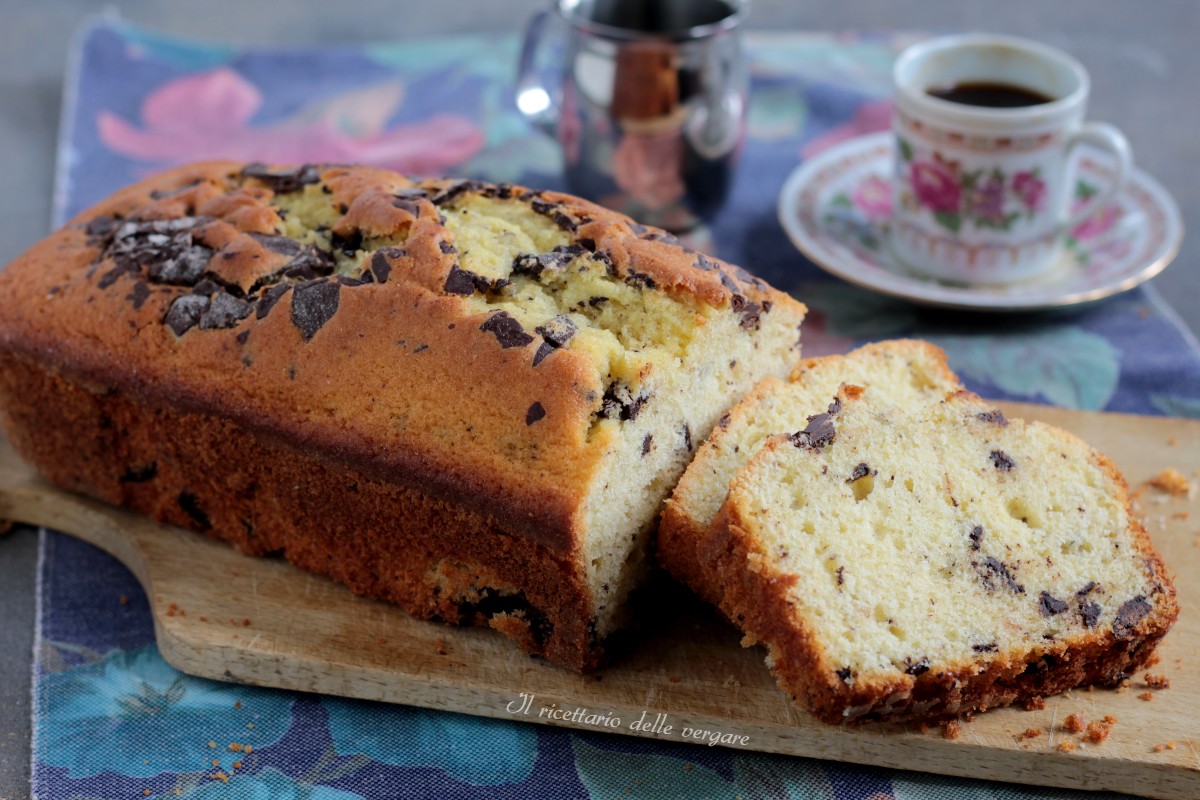 Plumcake van 7 potjes met chocolade