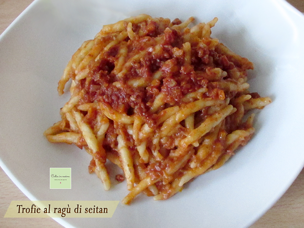 trofie met ragù van seitan