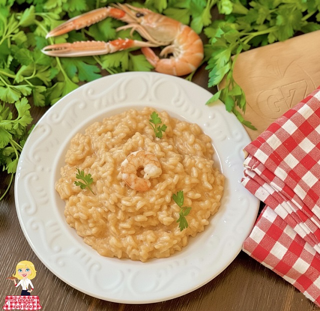 RISOTTO MET SCAMPI-CRÈME
