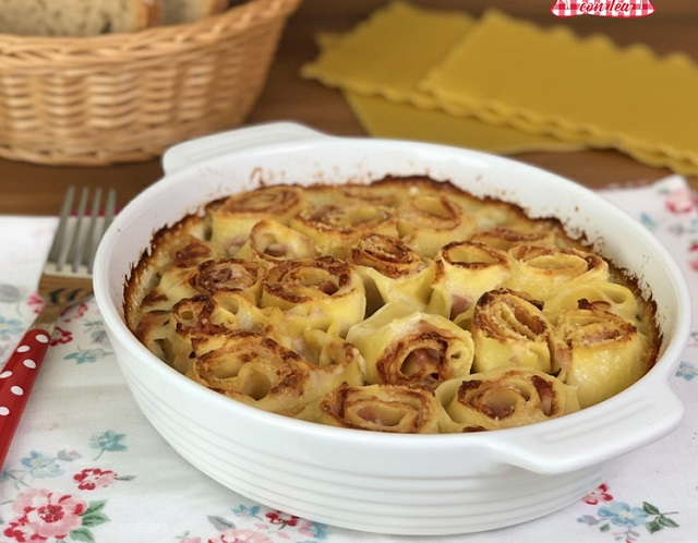LASAGNESROLLETJES met Ham en Kaas