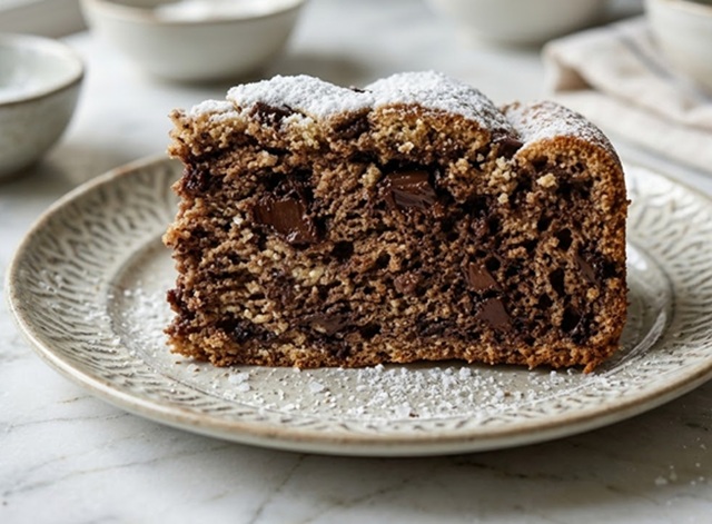 Ricotta- en chocoladetaart