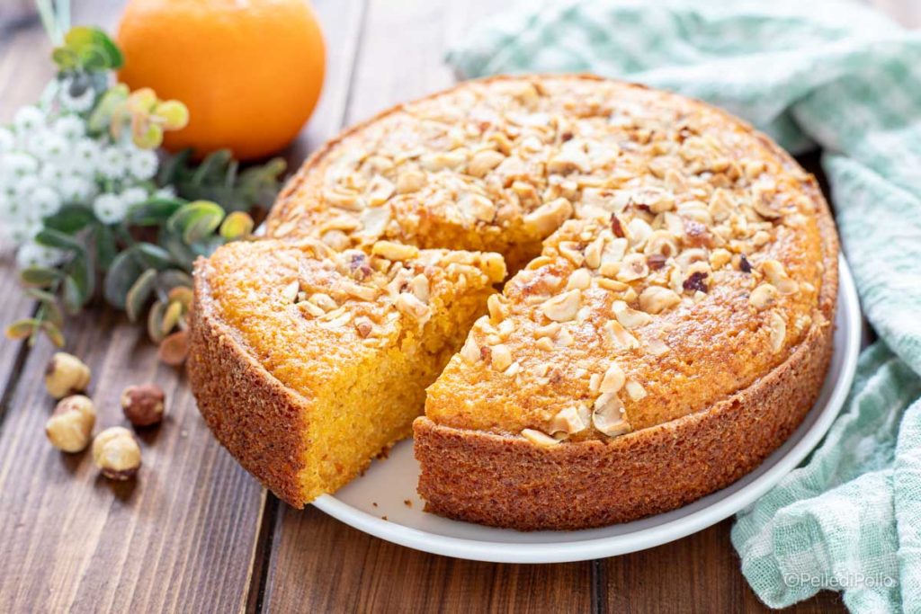 vegan wortel- en hazelnoottaart