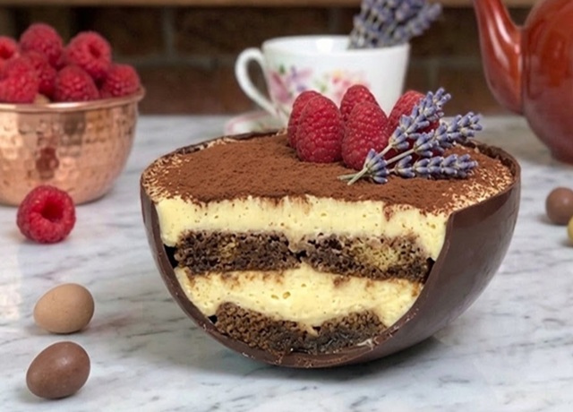 Paasei gevuld met Tiramisù: creatief en overheerlijk recept