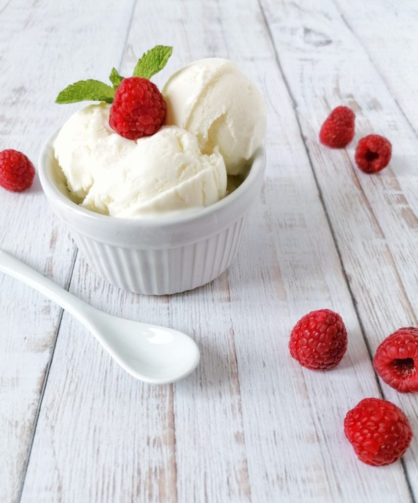 IJs van Griekse yoghurt