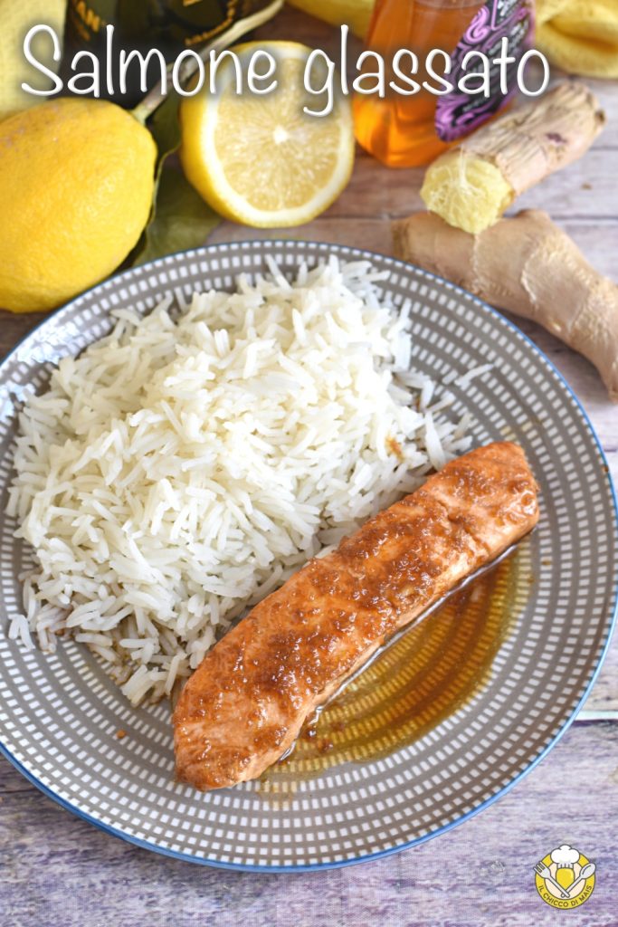 v_ zalm met honingglazuur in de koekenpan met gember en sojasaus makkelijk en snel recept