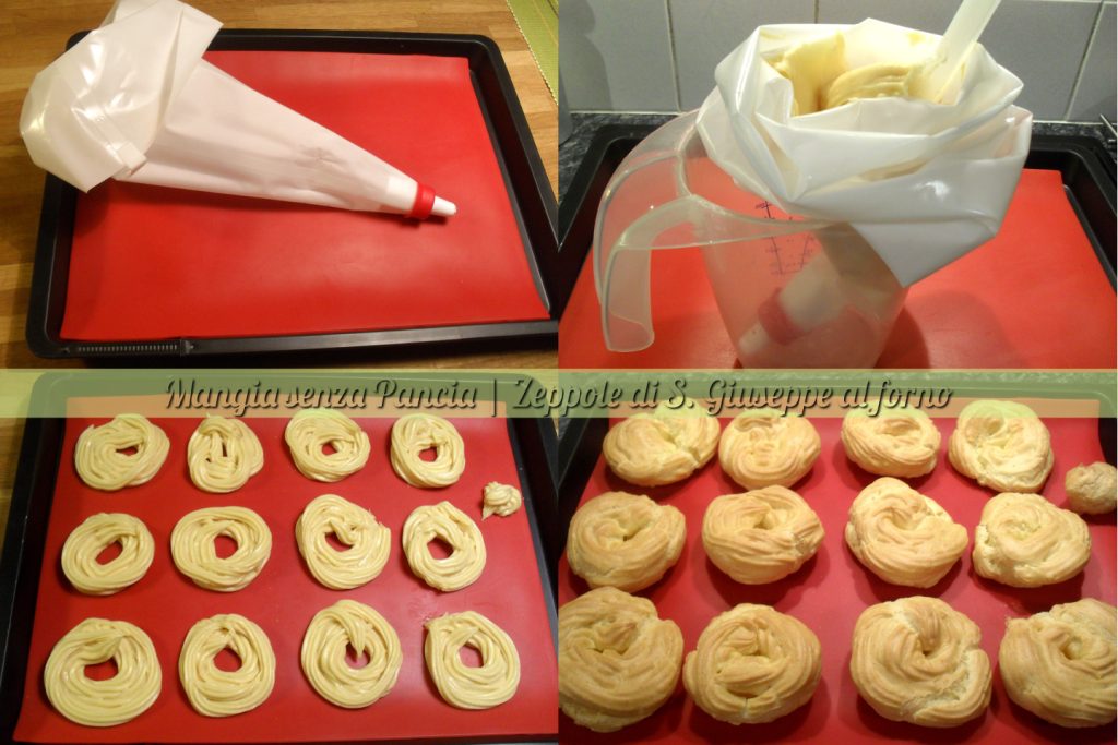 Zeppole van Sint-Jozef uit de oven, Napolitaans recept, Mangia senza Pancia