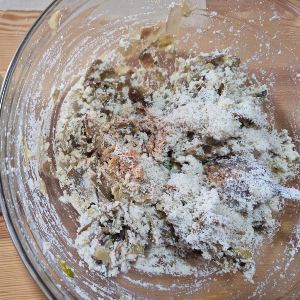 Vulling met ricotta