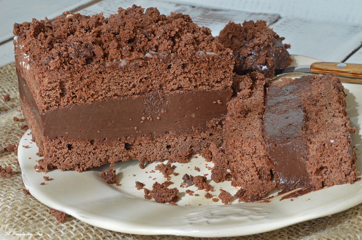 Chocoladetaart met Nutella – gemakkelijk beslag zonder eieren en boter